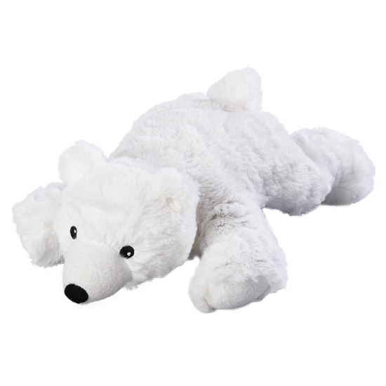 Warmteknuffel ijsbeer wit 30 cm knuffels kopen