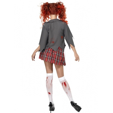 Schoolmeisje kostuum met bloed